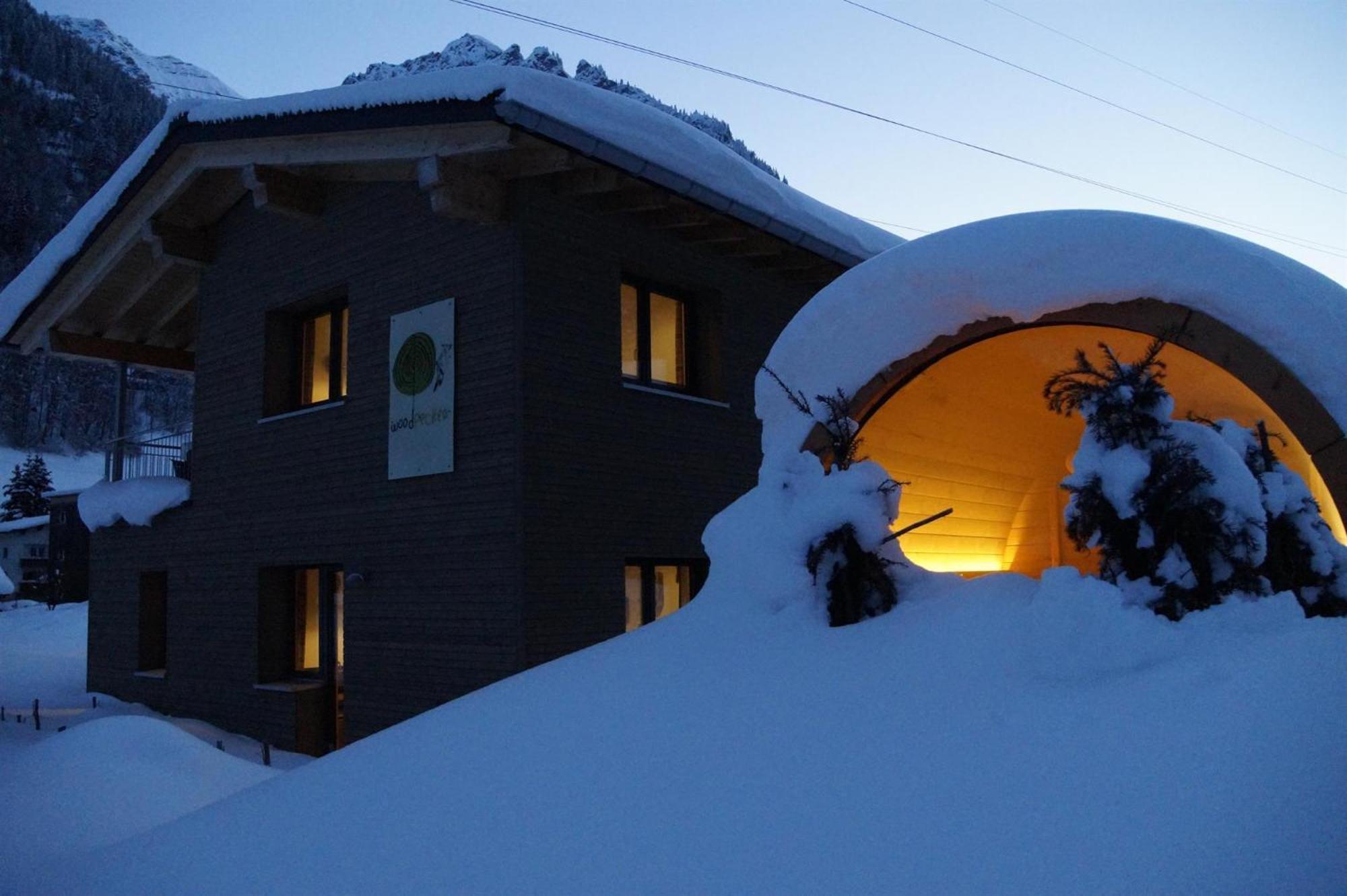 Woodpecker Chalets クレスターレ・アム・アールベルク エクステリア 写真
