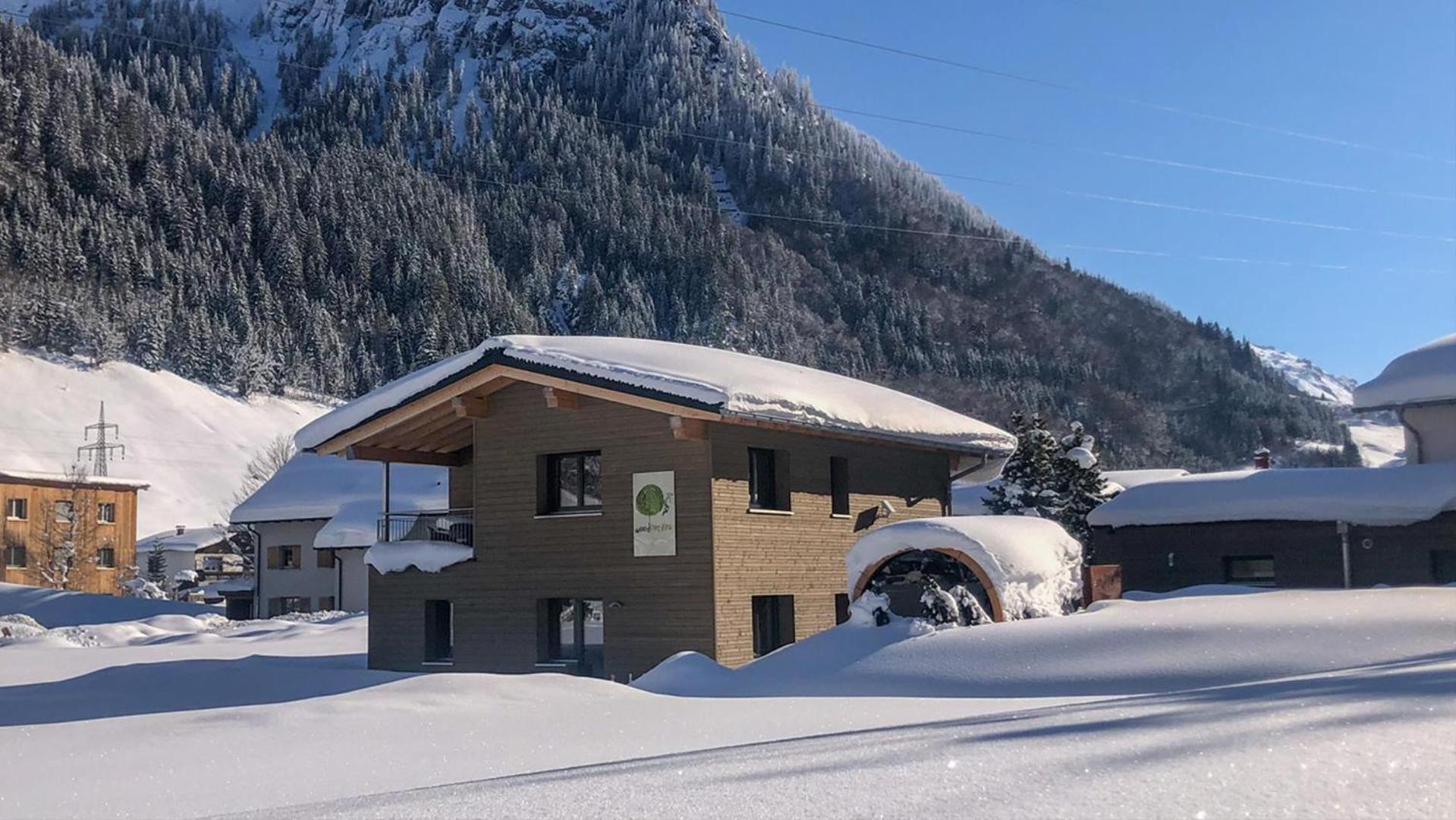 Woodpecker Chalets クレスターレ・アム・アールベルク エクステリア 写真